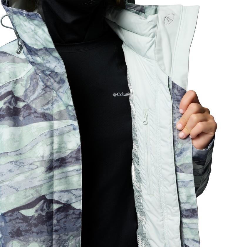 Whirlibird V Printed Interchange Jacket - Womens - tea light summits tonal 1