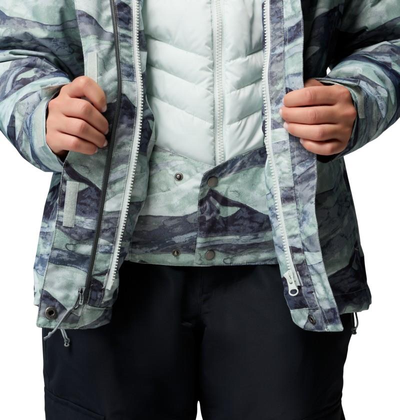 Whirlibird V Printed Interchange Jacket - Womens - tea light summits tonal 1