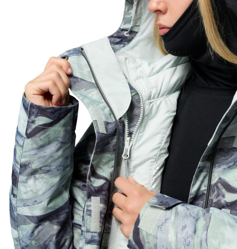 Whirlibird V Printed Interchange Jacket - Womens - tea light summits tonal 1