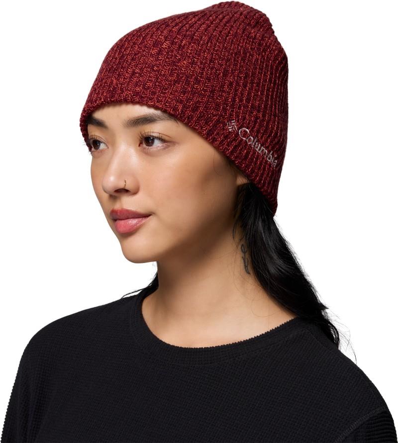 Whirlibird Watch Cap Beanie - rich wine / zing marled 1