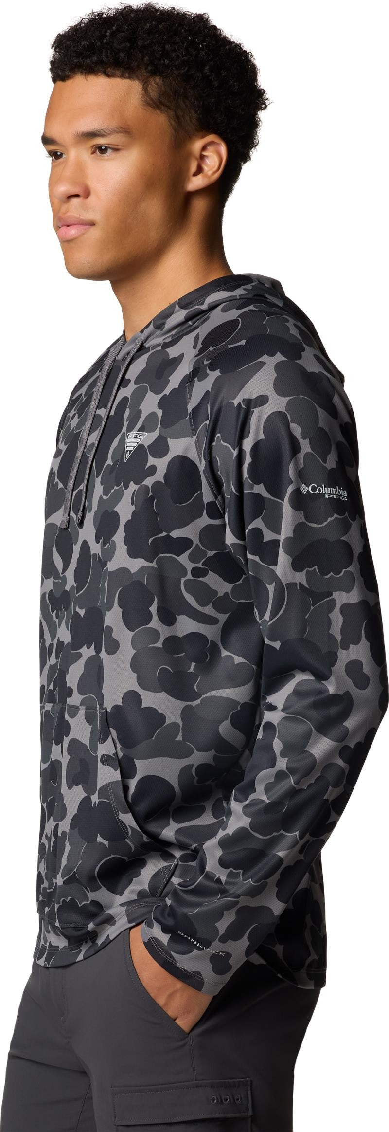 Wild Cast Camp Hoodie - Mens - black deltahunter camo 1