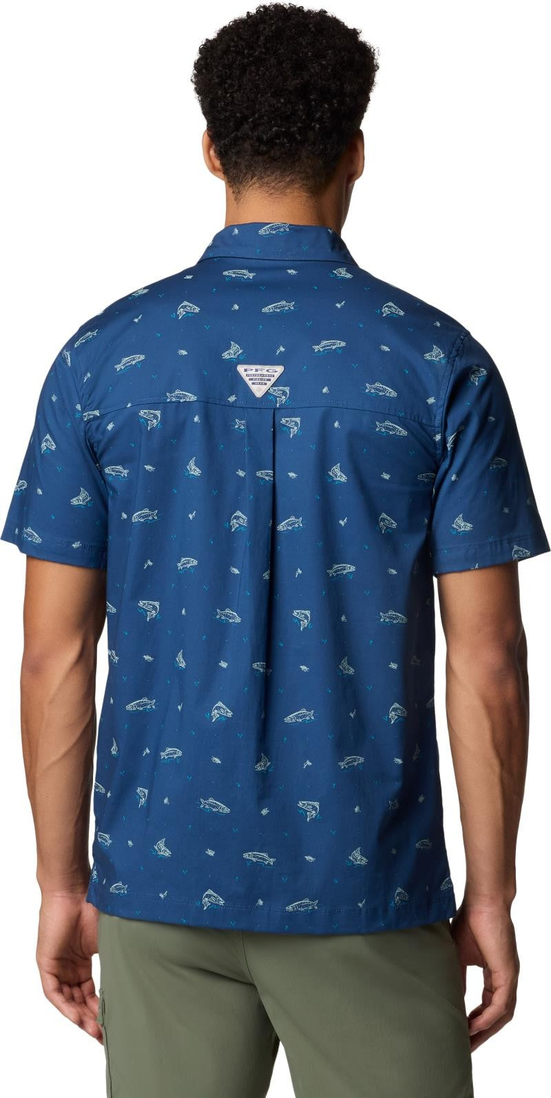 Wild Cast Camp Shirt - Mens - carbon troutopia 1