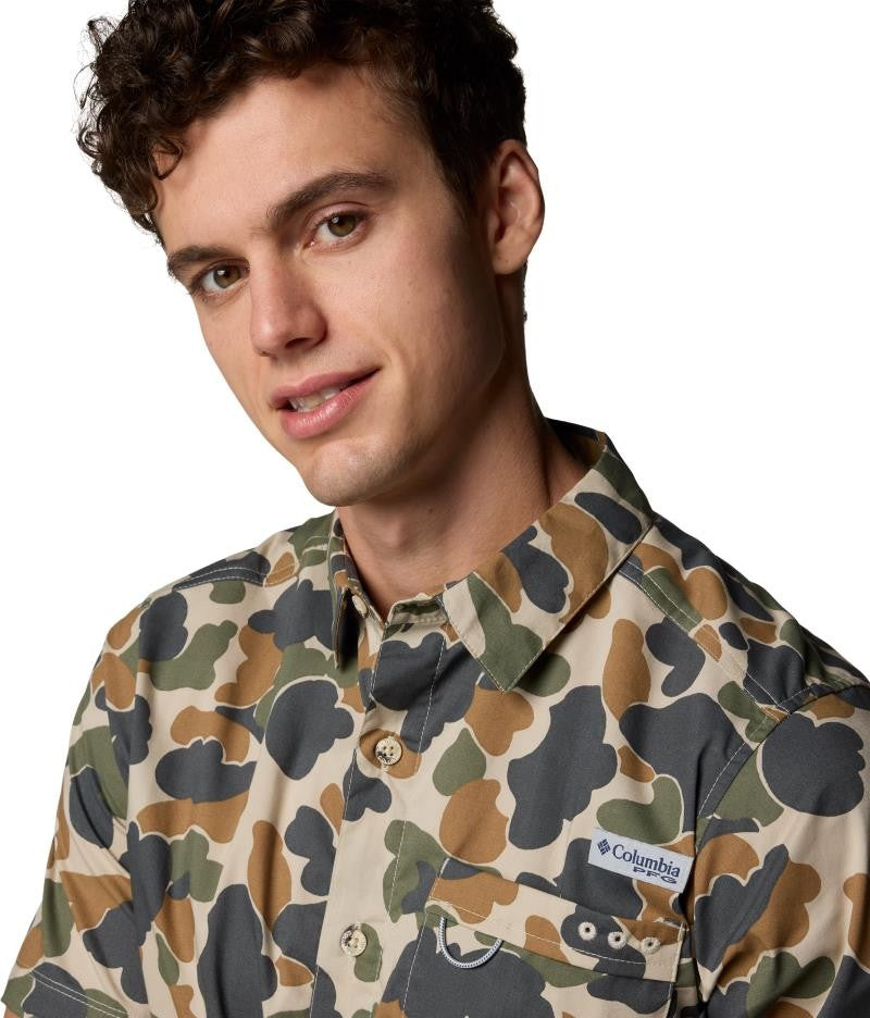 Wild Cast Camp Shirt - Mens - fossil deltahunter camo 1