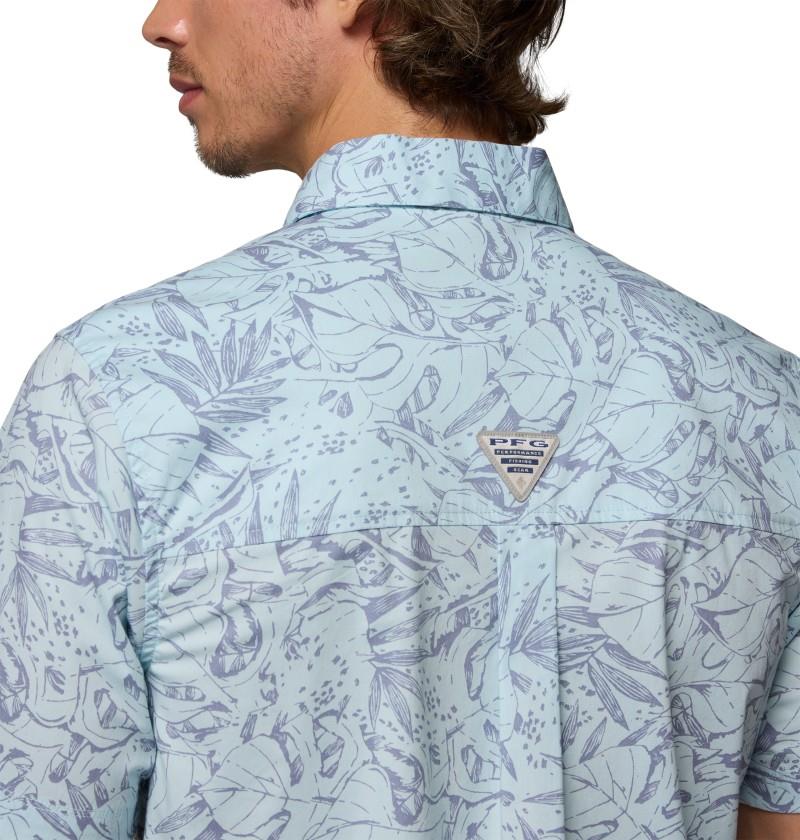 Wild Cast Camp Shirt - Mens - marine light leoleaves 1
