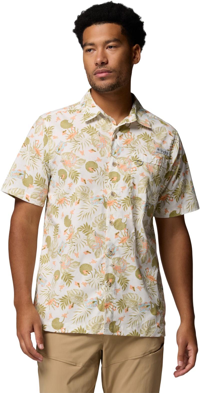 Wild Cast Camp Shirt - Mens - sea salt inagua 1