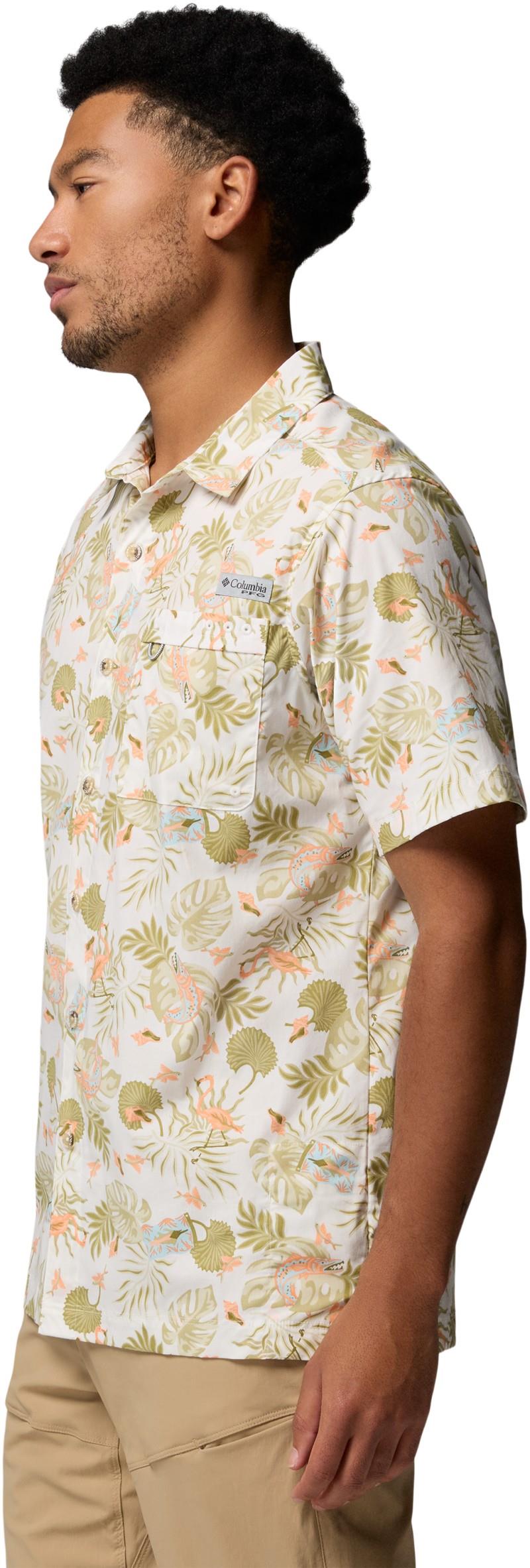 Wild Cast Camp Shirt - Mens - sea salt inagua 1