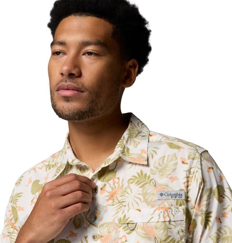 Wild Cast Camp Shirt - Mens - sea salt inagua 1