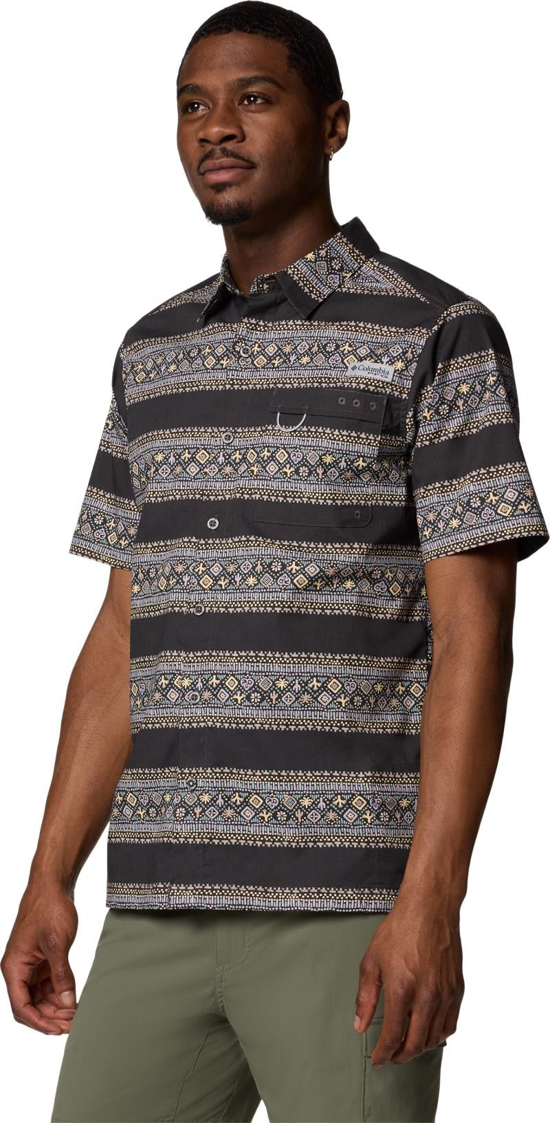 Wild Cast Camp Shirt - Mens - shark traveler 1