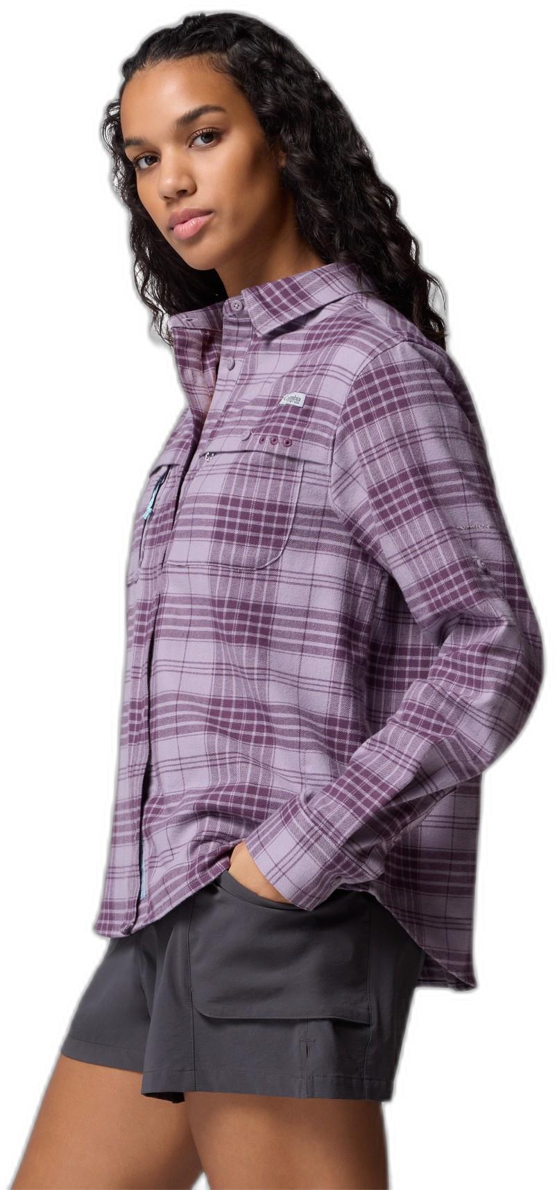Wild Cast Flannel - Womens - shale purple navigator tartan 1
