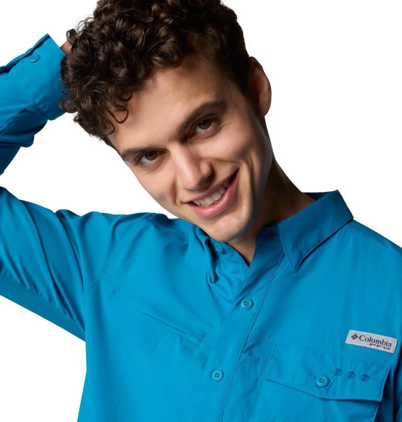 Wild Cast LS Shirt - Mens - blue echo 1