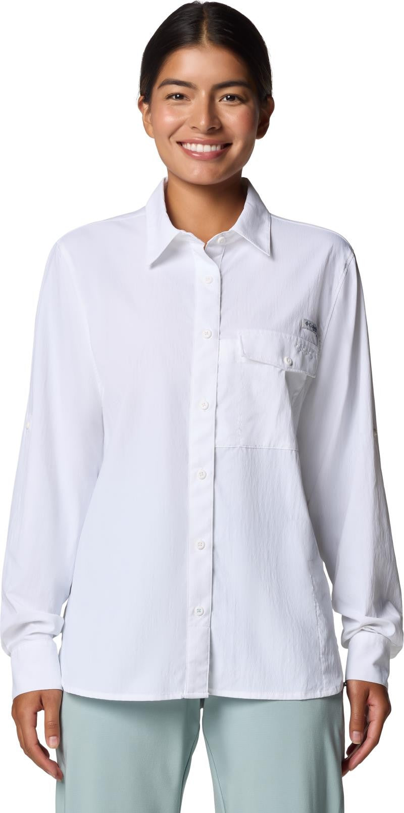 Wild Cast LS Shirt - Womens - white 1