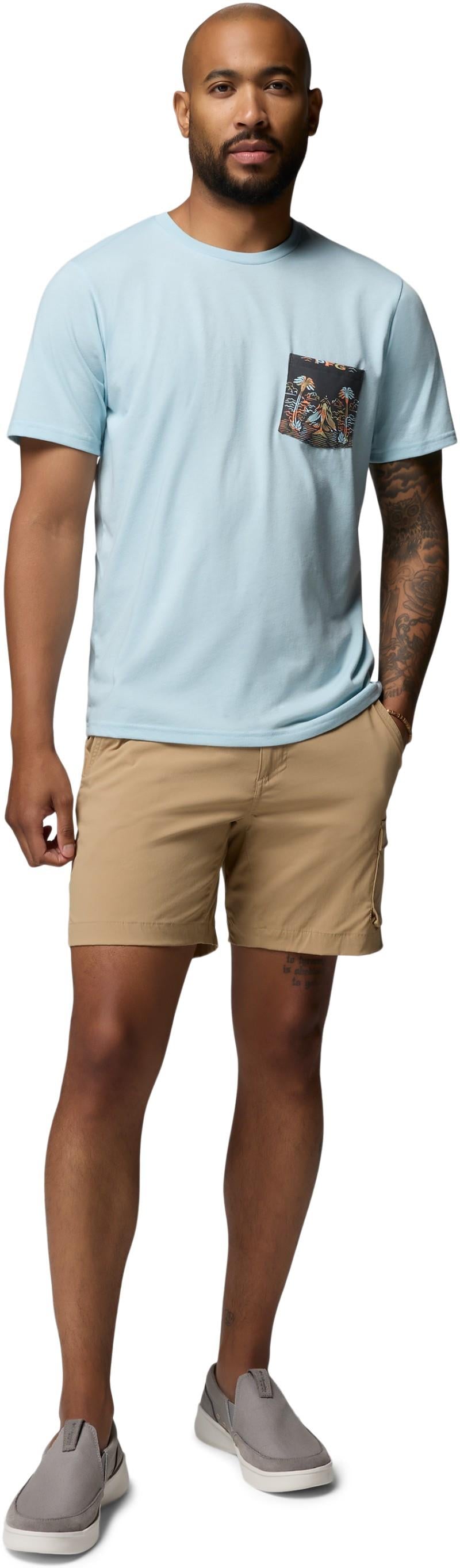 Wild Cast SS Pocket Tee - Mens - marine light 1
