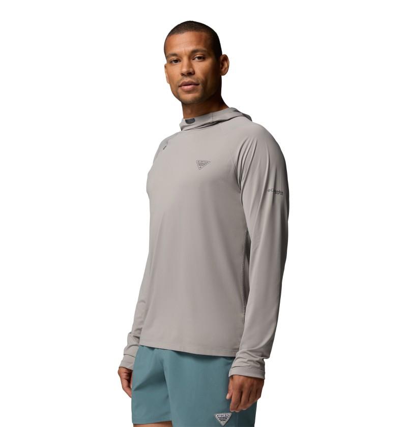 Wild Cast Sun Hoodie - Mens - titanium 1