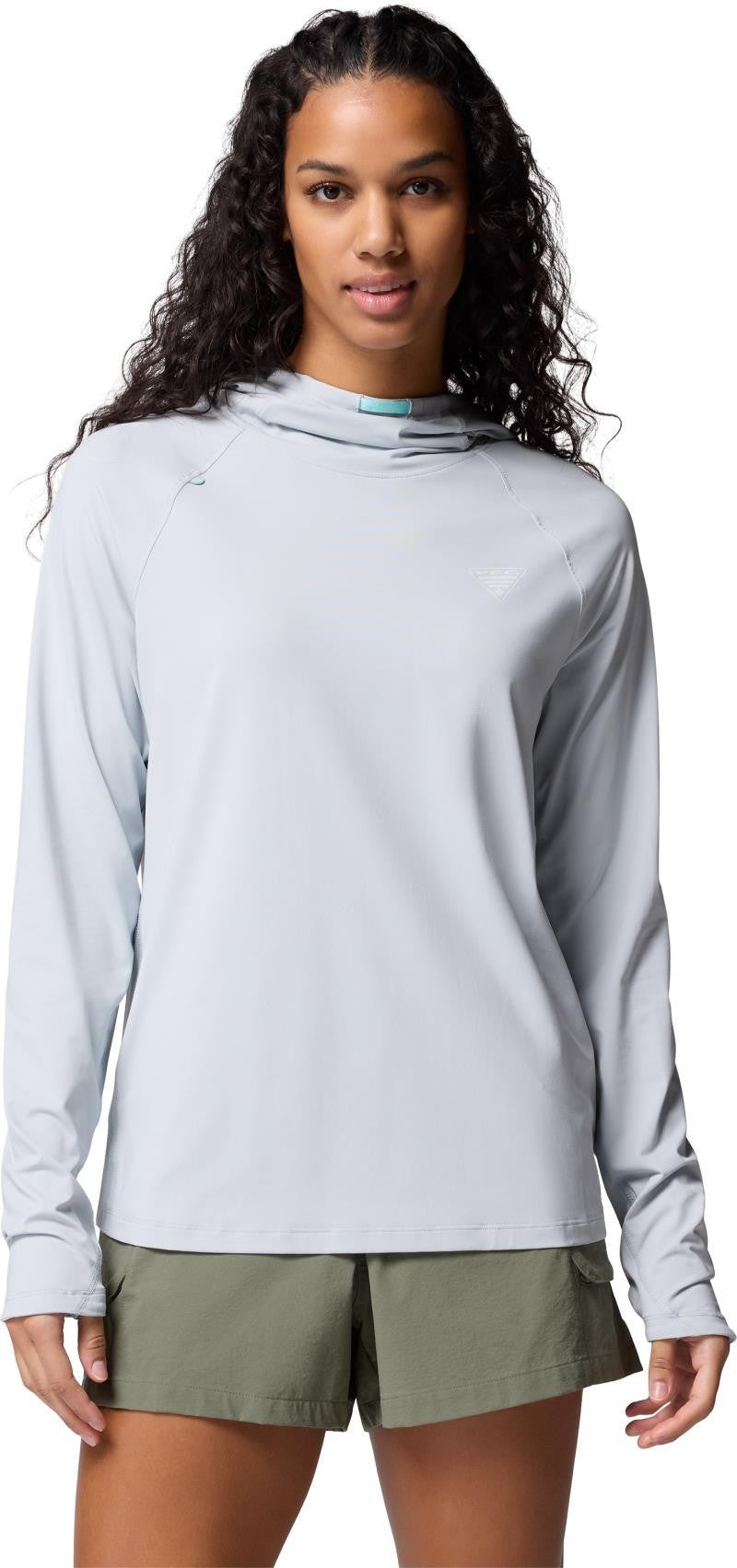 Wild Cast Sun Hoodie - Womens - cirrus grey 1