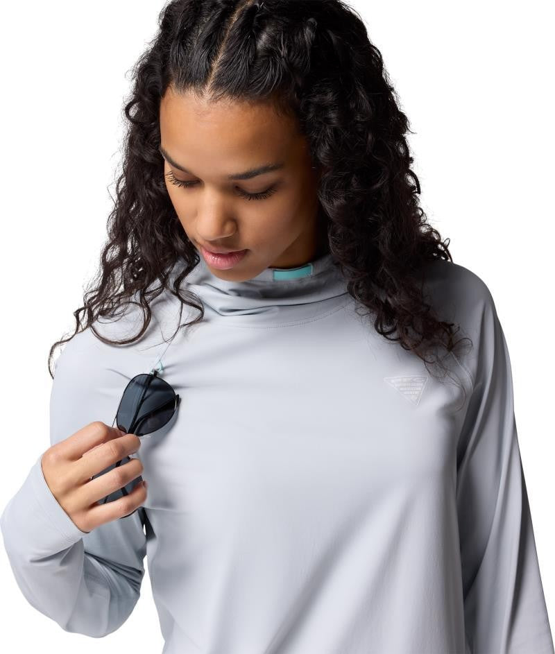 Wild Cast Sun Hoodie - Womens - cirrus grey 1