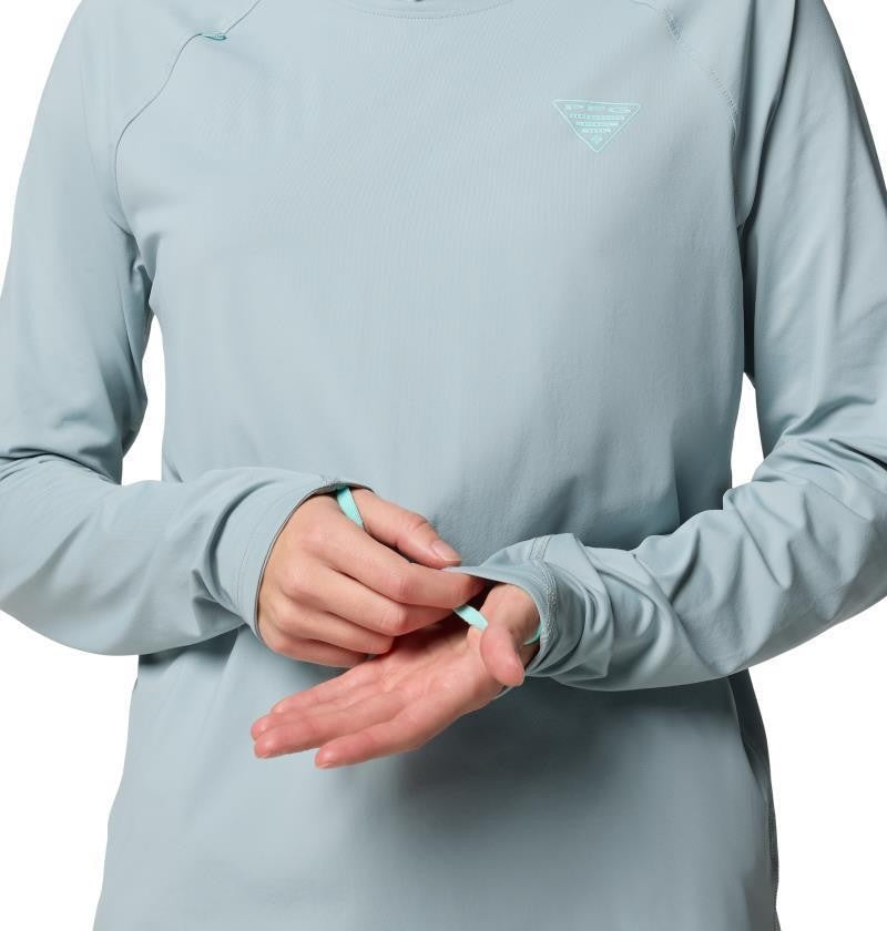 Wild Cast Sun Hoodie - Womens - crushed blue 1