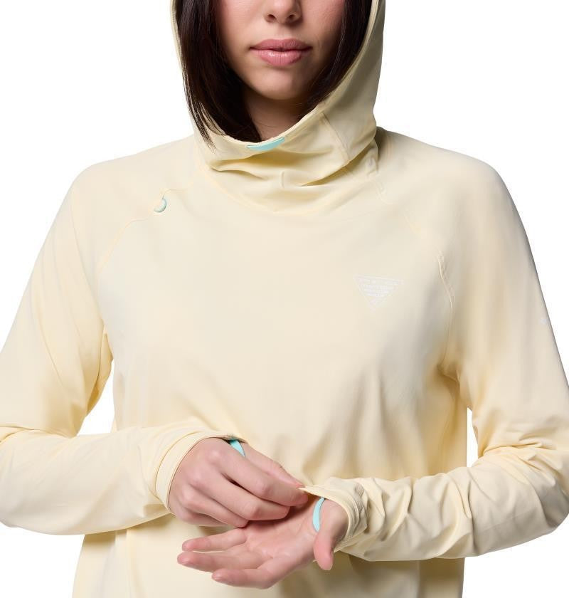 Wild Cast Sun Hoodie - Womens - lemon wash 1
