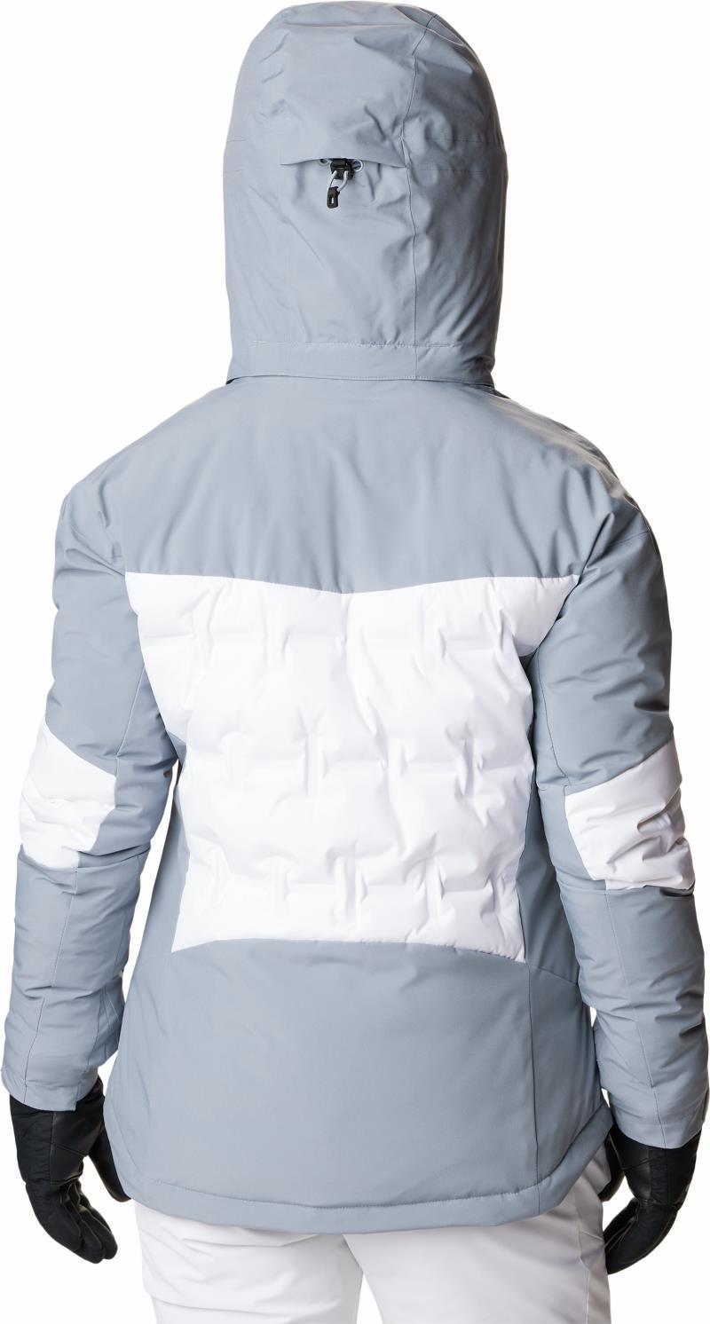 Wildcard III Down Jacket - Womens - white / tradewinds grey 1