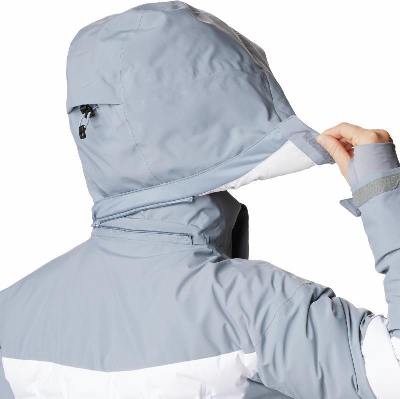 Wildcard III Down Jacket - Womens - white / tradewinds grey 1