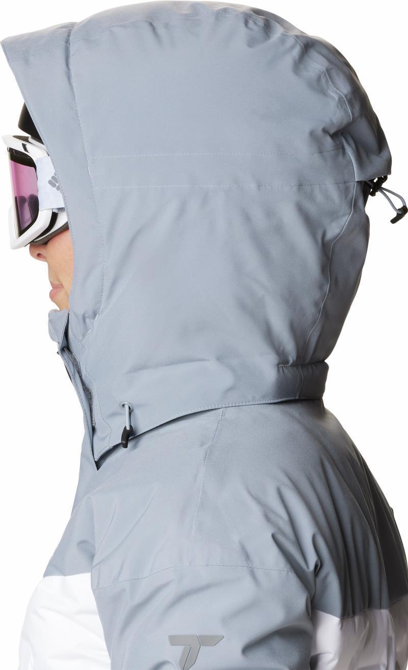 Wildcard III Down Jacket - Womens - white / tradewinds grey 1