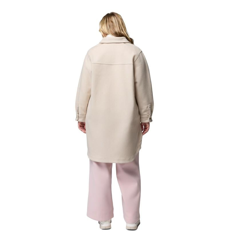 Wildest Venture Long Fleece Coat, Extended - Womens - dark stone 1
