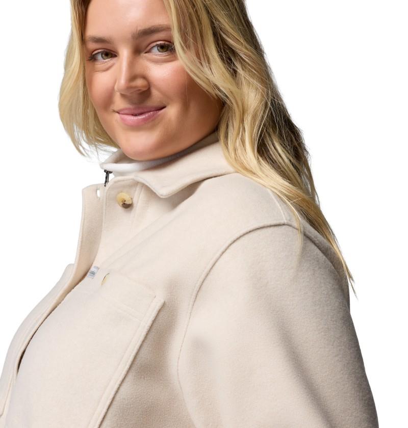 Wildest Venture Long Fleece Coat, Extended - Womens - dark stone 1
