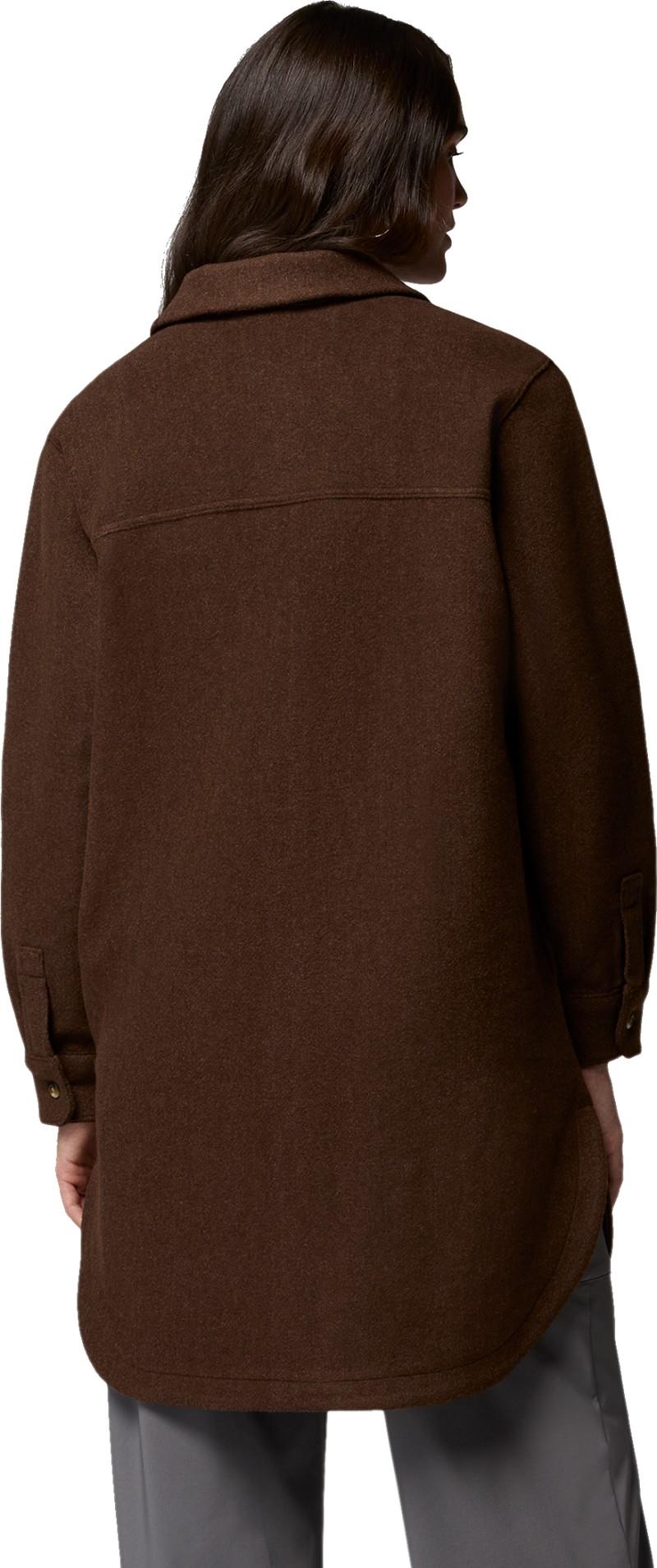 Wildest Venture Long Fleece Coat, Extended - Womens - tobacco 1