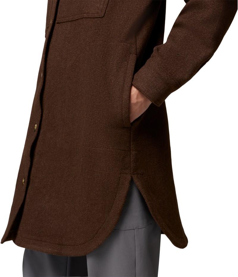 Wildest Venture Long Fleece Coat - Womens - tobacco 1