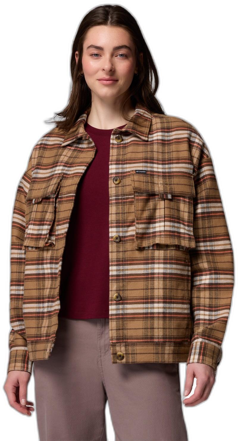 Wildest Venture Shirt Jacket - Womens - delta block tartan 1