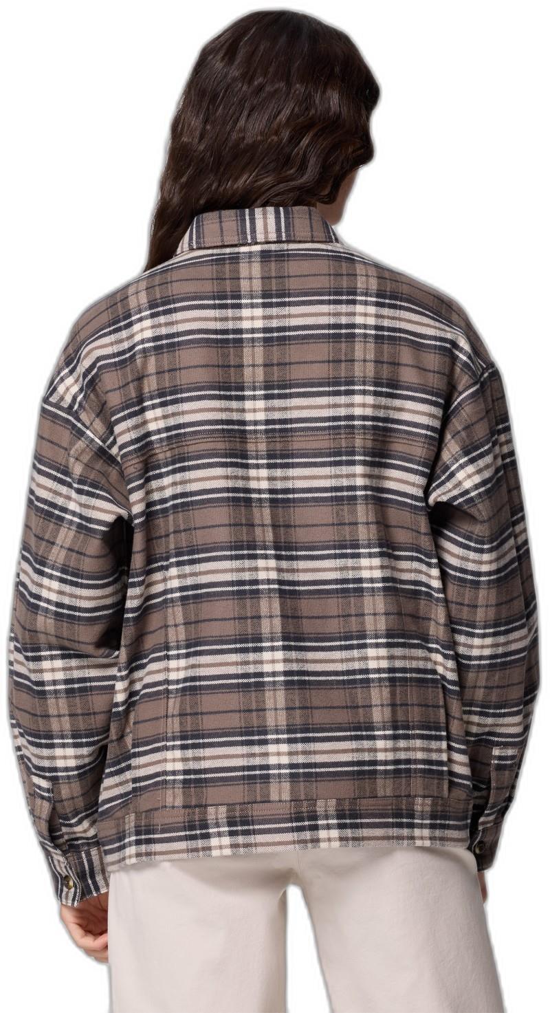 Wildest Venture Shirt Jacket - Womens - iron block tartan 1