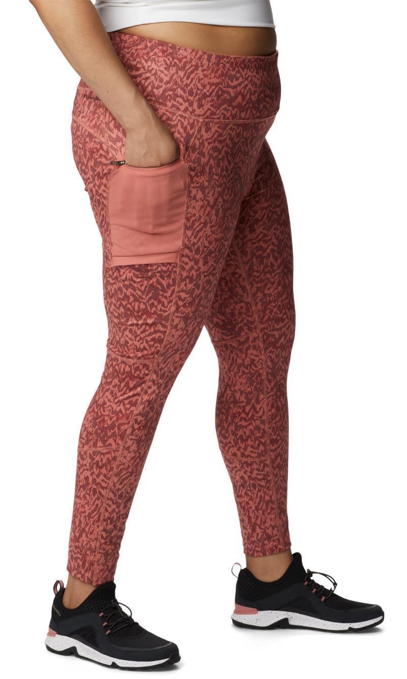 Windgates II Leggings - Plus - Womens - Dark Coral Terrain 3
