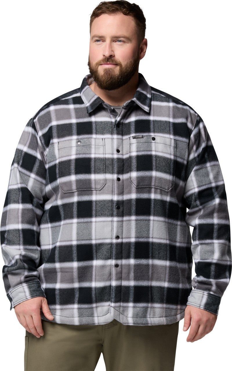 Windward II Shirt Jacket, Extended - Mens - black trapper windowpane 1