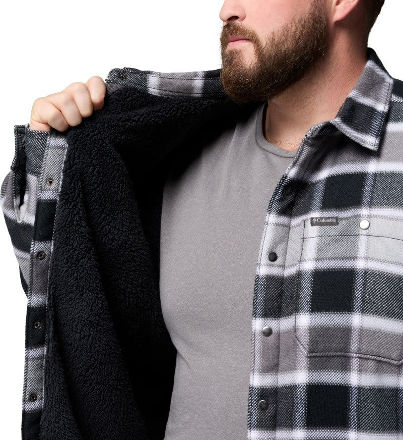 Windward II Shirt Jacket, Extended - Mens - black trapper windowpane 1