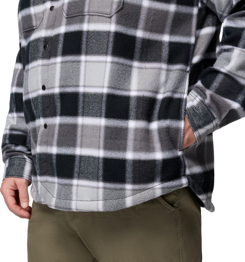 Windward II Shirt Jacket, Extended - Mens - black trapper windowpane 1