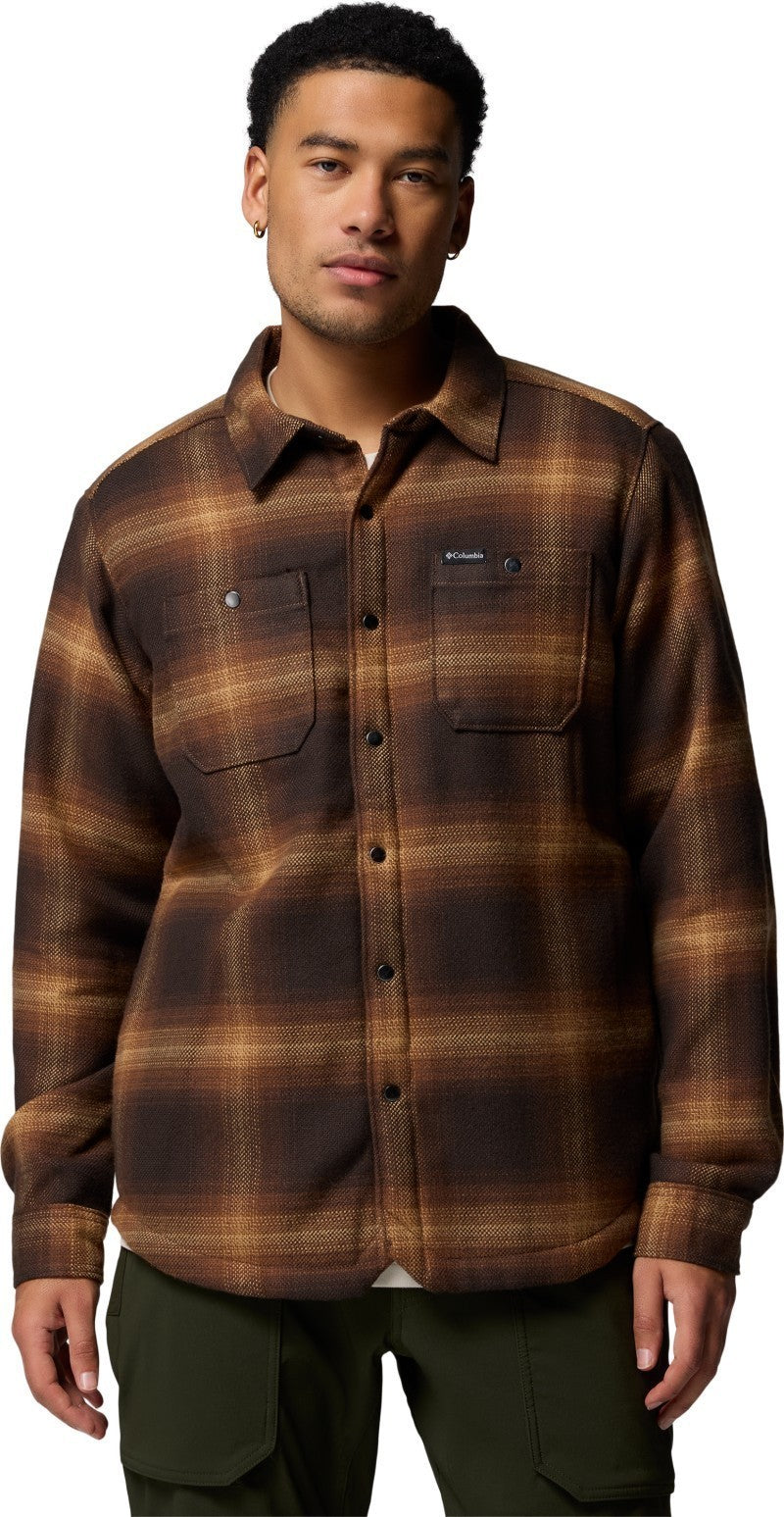 Windward II Shirt Jacket, Extended - Mens - tobacco blurred ombre 1