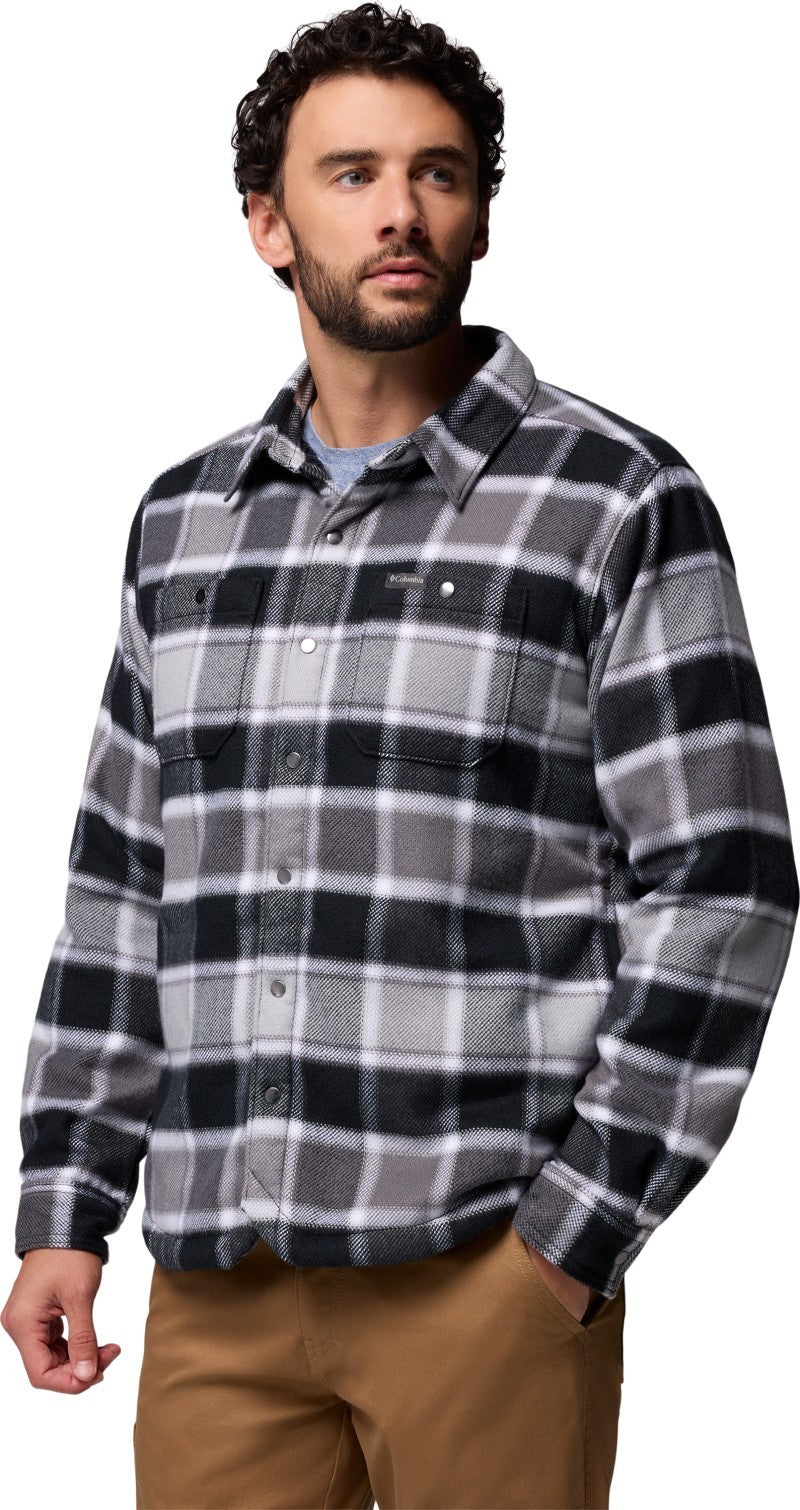 Windward II Shirt Jacket, Tall - Mens - black trapper windowpane 1