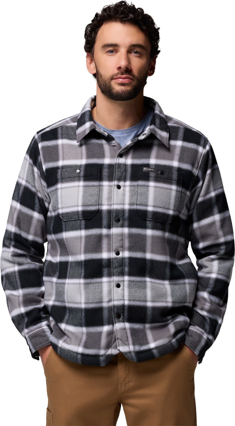 Windward II Shirt Jacket, Tall - Mens - black trapper windowpane 1
