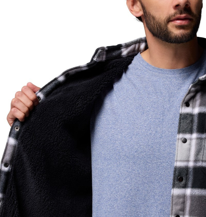 Windward II Shirt Jacket, Tall - Mens - black trapper windowpane 1