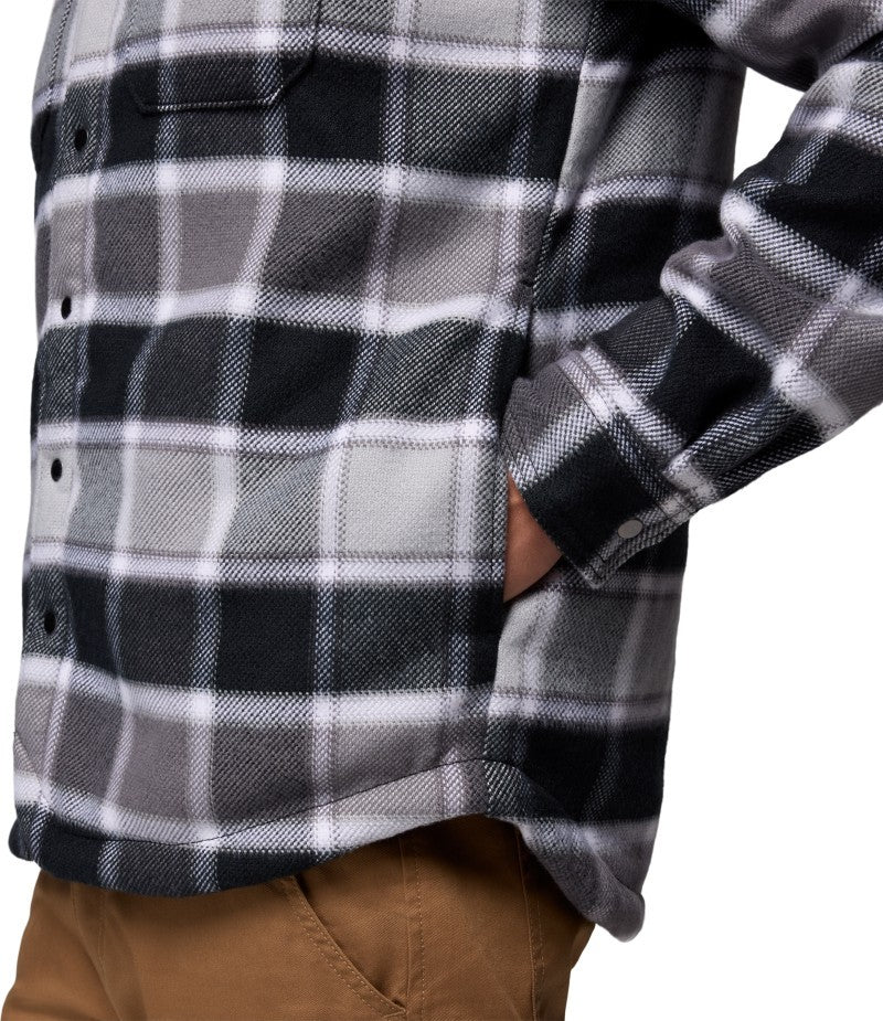 Windward II Shirt Jacket, Tall - Mens - black trapper windowpane 1