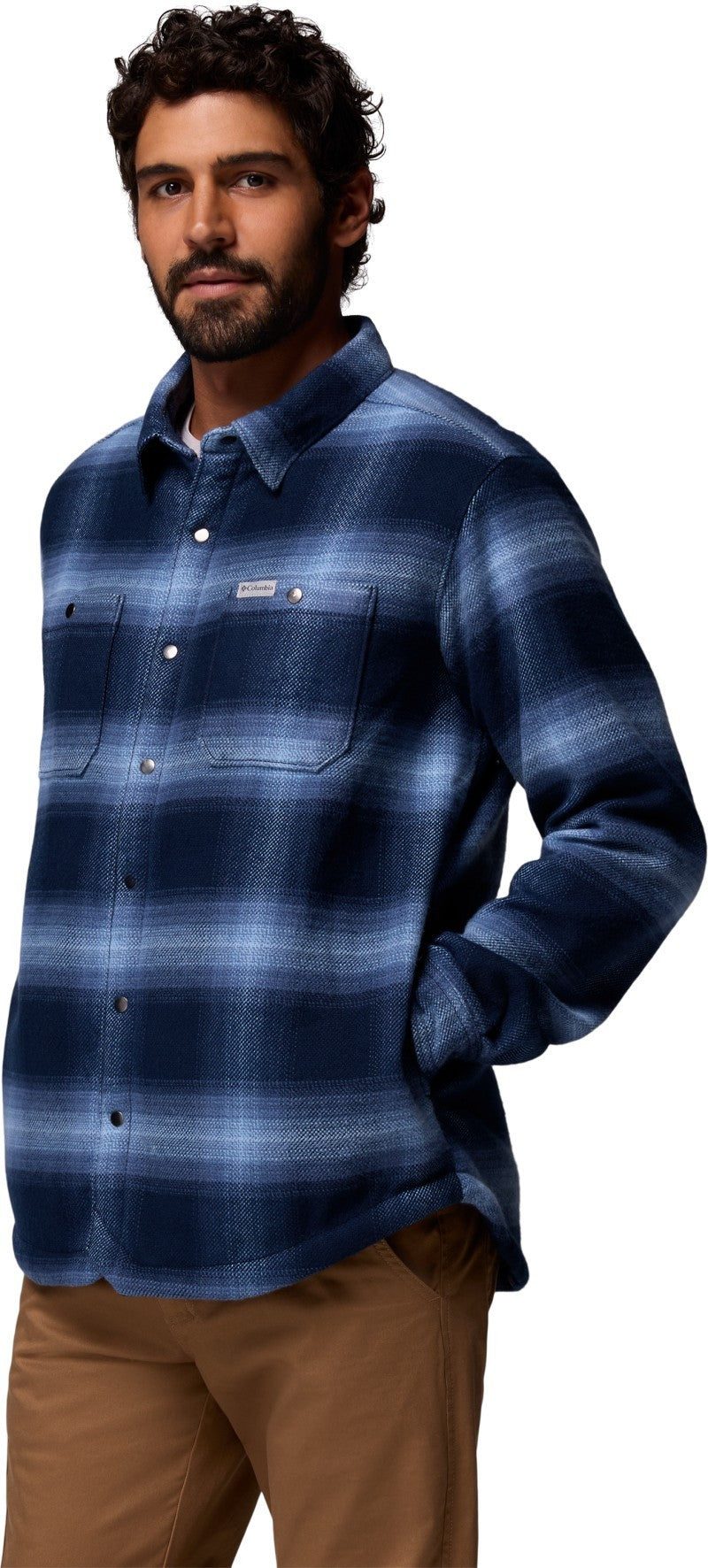 Windward II Shirt Jacket, Tall - Mens - collegiate navy blurred ombre 1