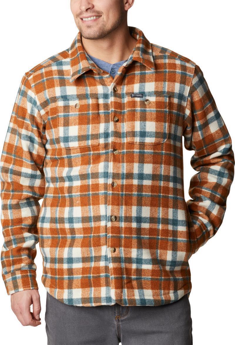 Windward Rugged Shirt Jacket - Mens - Warm Copper Stair Step Check 1