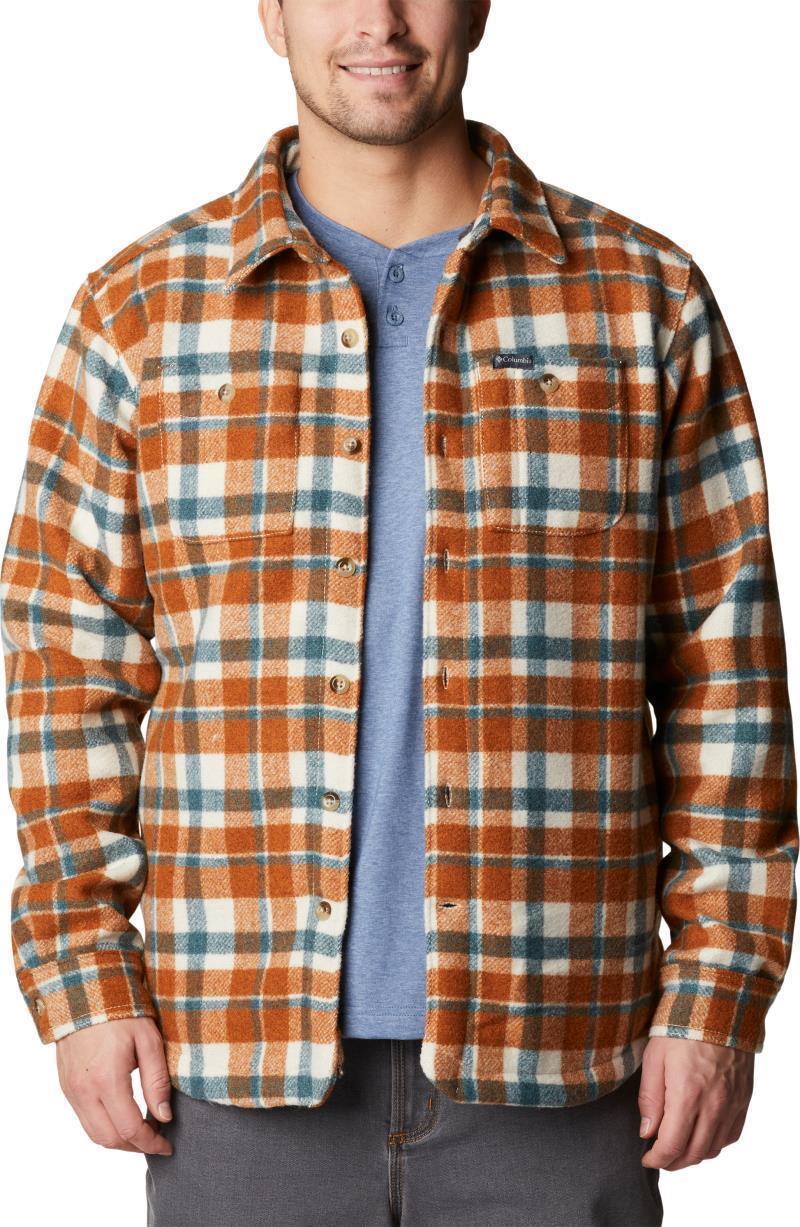 Windward Rugged Shirt Jacket - Mens - Warm Copper Stair Step Check 3