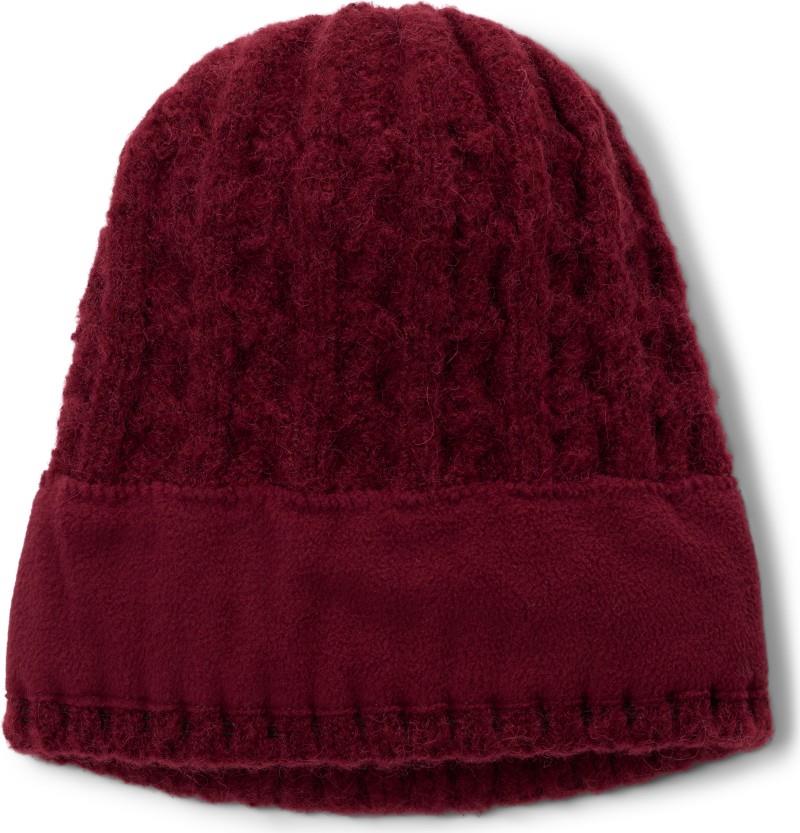 Winter Blur II Beanie - rich wine 1