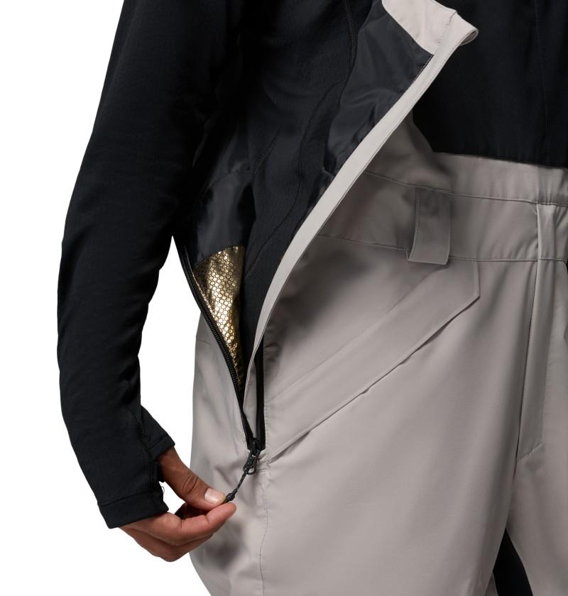 Winter District BIbs, Reg - Mens - flint grey / black 1