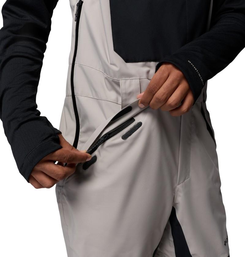 Winter District BIbs, Reg - Mens - flint grey / black 1