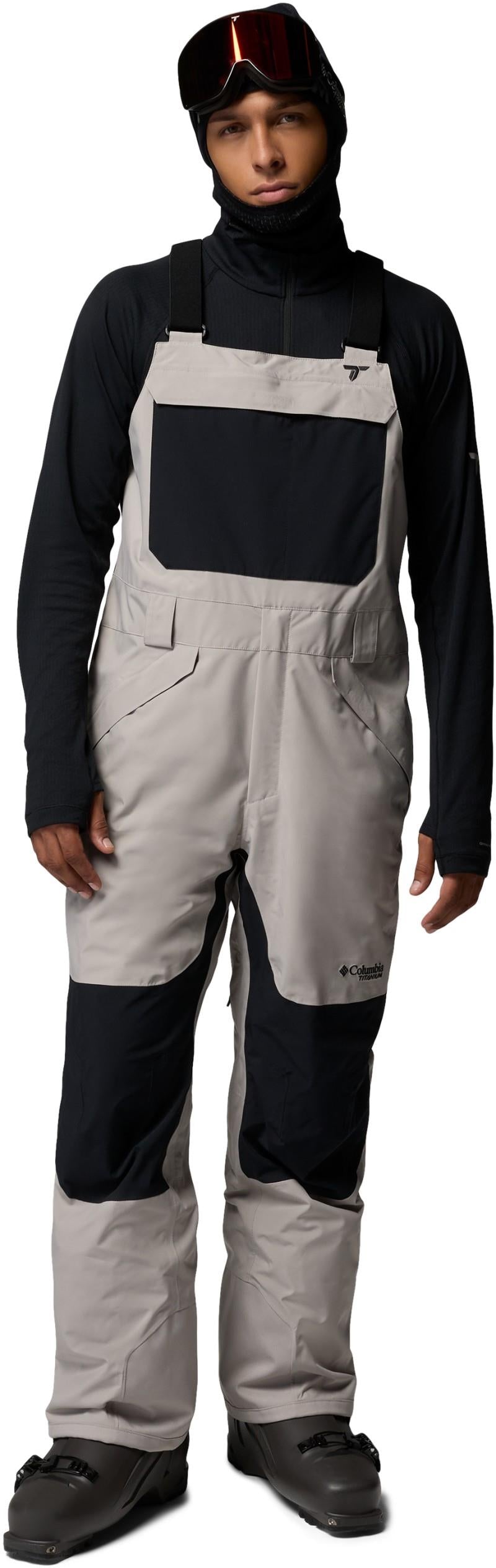 Winter District BIbs, Reg - Mens - flint grey / black 1