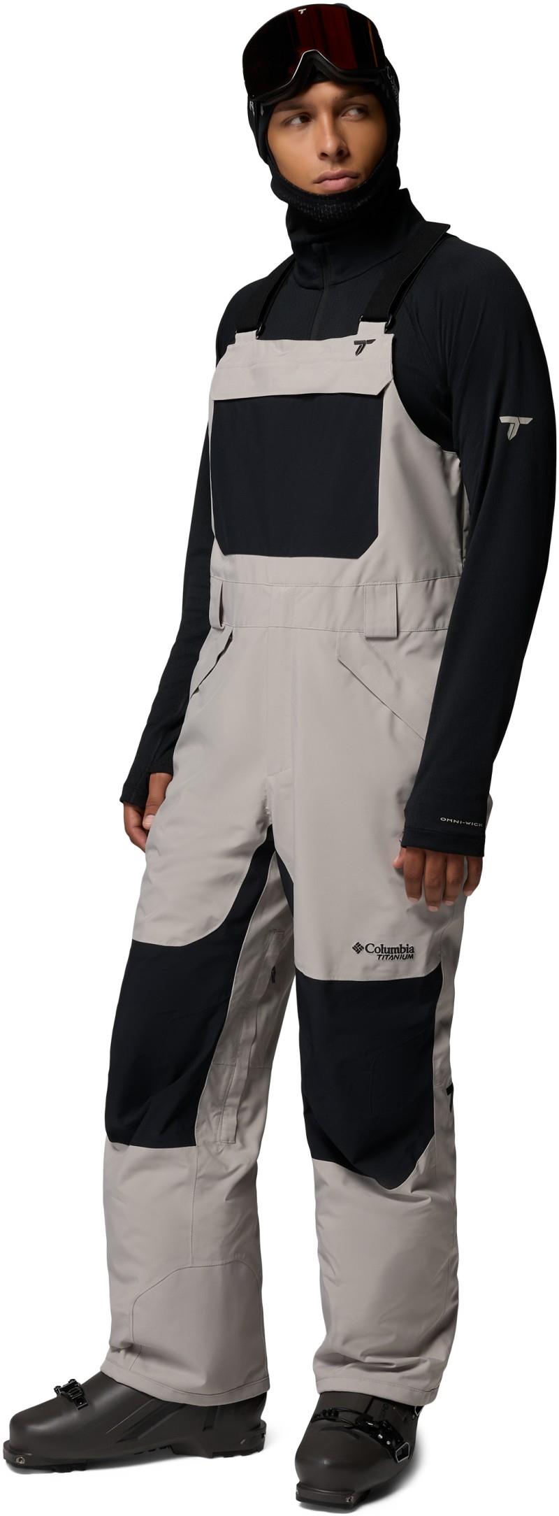 Winter District BIbs, Reg - Mens - flint grey / black 1