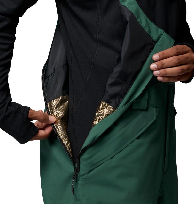 Winter District BIbs, Reg - Mens - rain forest / black 1