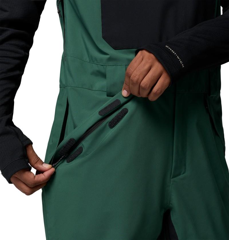 Winter District BIbs, Reg - Mens - rain forest / black 1