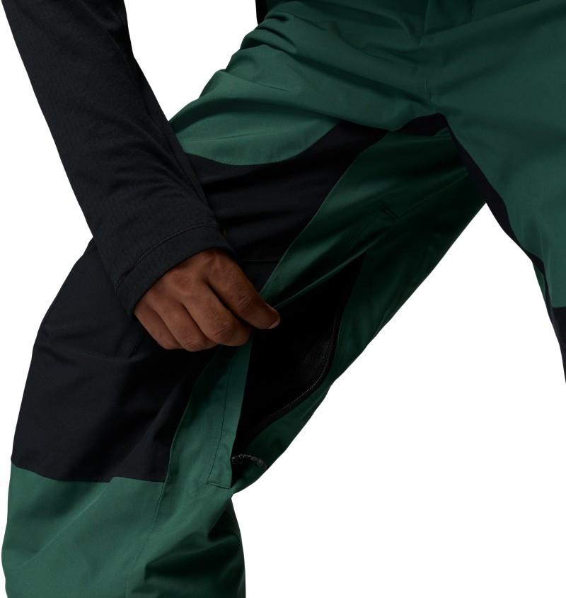 Winter District BIbs, Reg - Mens - rain forest / black 1